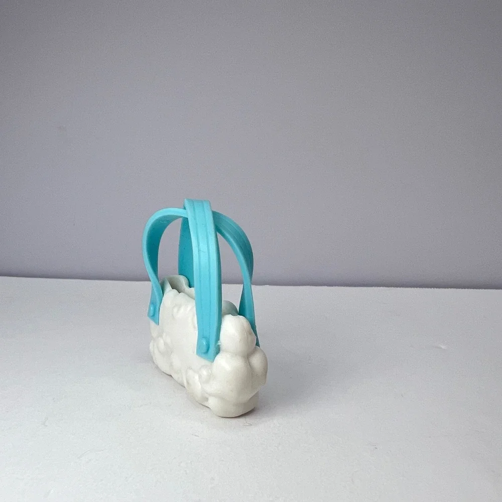 Mattel Barbie White Cloud Purse Accessory Toy Blue Straps Fashionista Doll